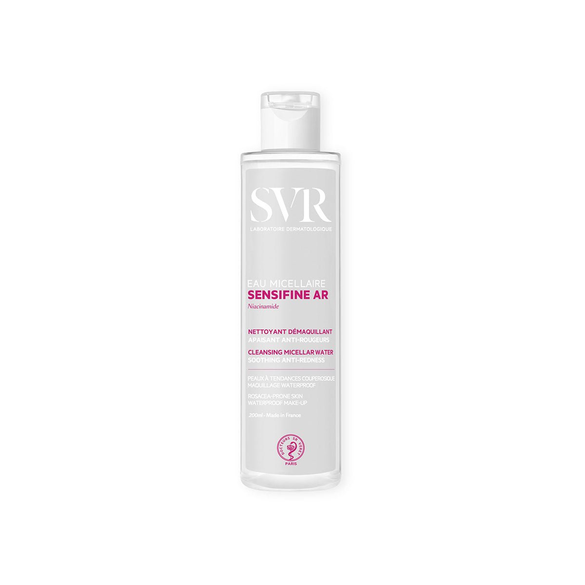 1.8-SensifineAR-EauMicellaire-1028126-SVR-Nettoyagedouxpourpeauxreactives-1.jpg SVR SENSIFINE AR Eau Micellaire 200ml – Image 1