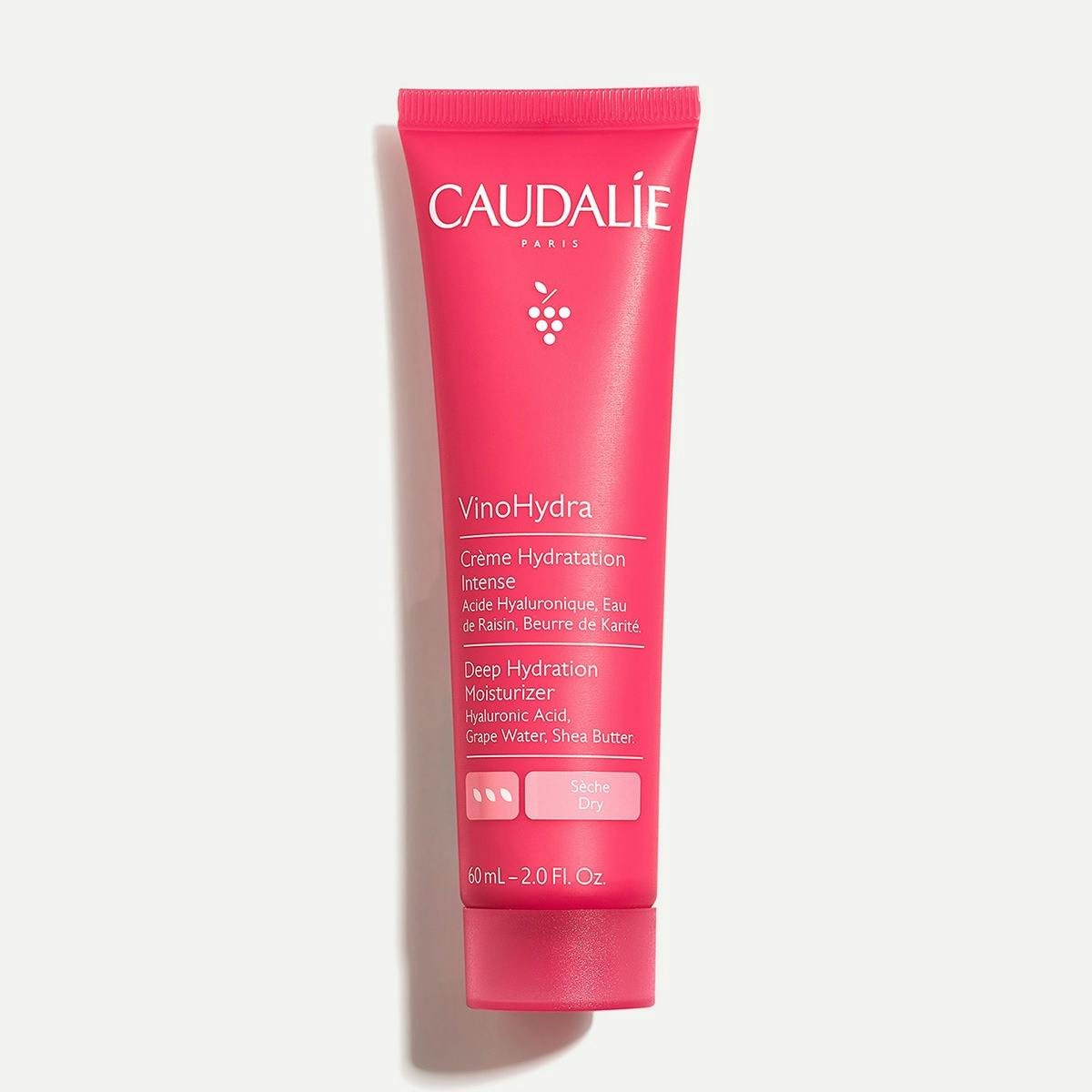 1_vinohydra_cr_me_intense_tube_packshot_caudalie-1.jpg Caudalie VinoHydra Crème Hydratation Intense à l'Acide Hyaluronique & Beurre de Karité 60ML – Image 1