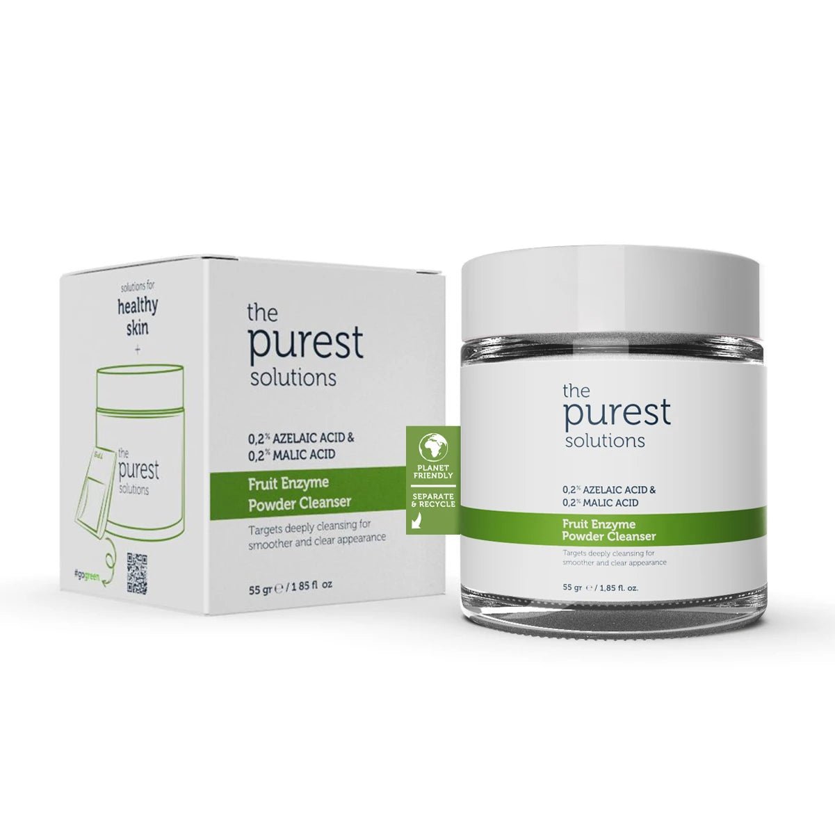 3tps-207-kutu-beyaz-1-1.jpg The Purest Solutions Powder Cleanser Azelaic Acid 55 Gr – Image 1