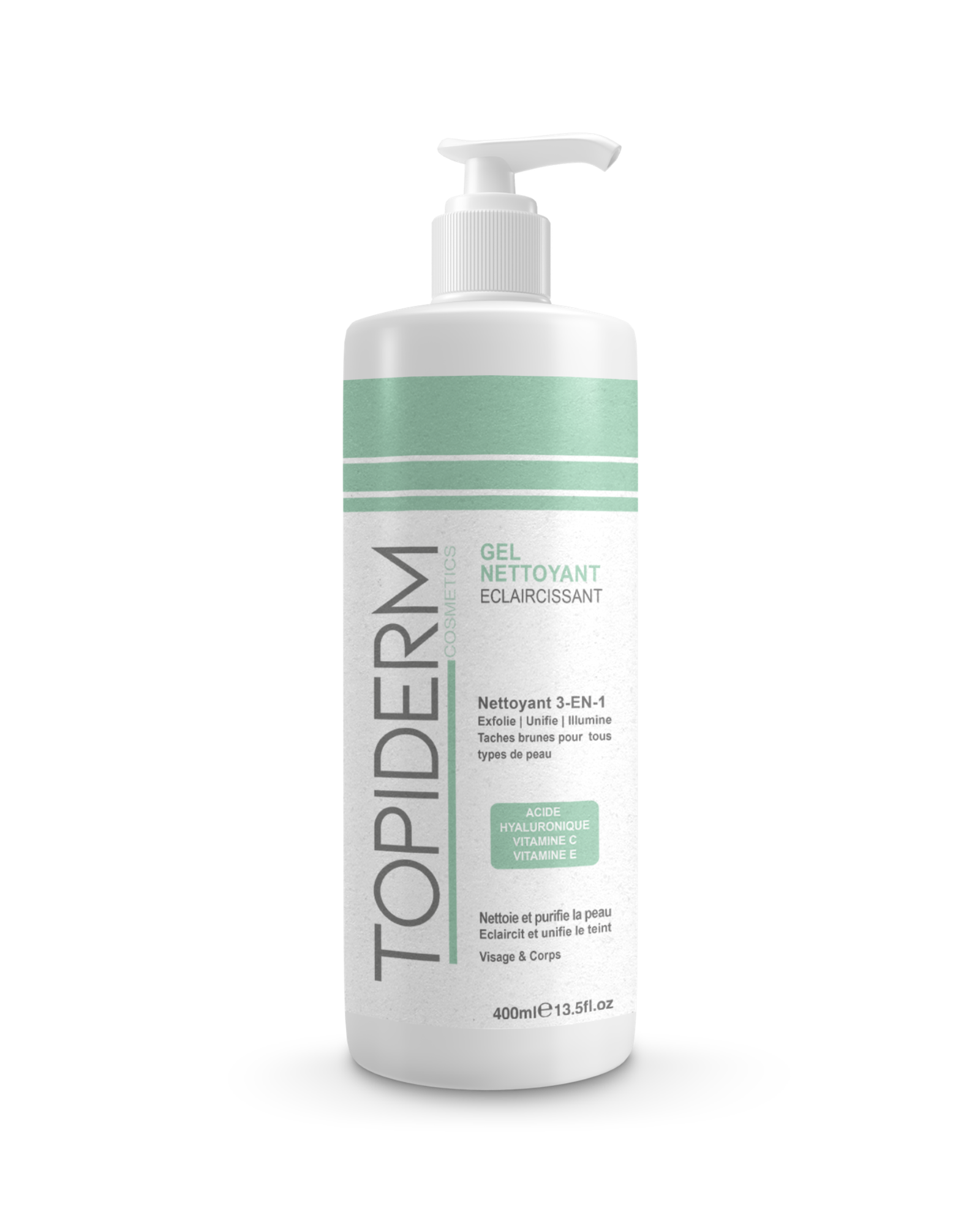 727_ad370b1e-0818-465f-bc6c-78635068fbd9-1.png TOPIDERM Gel Nettoyant Éclaircissant 400ml – Image 1