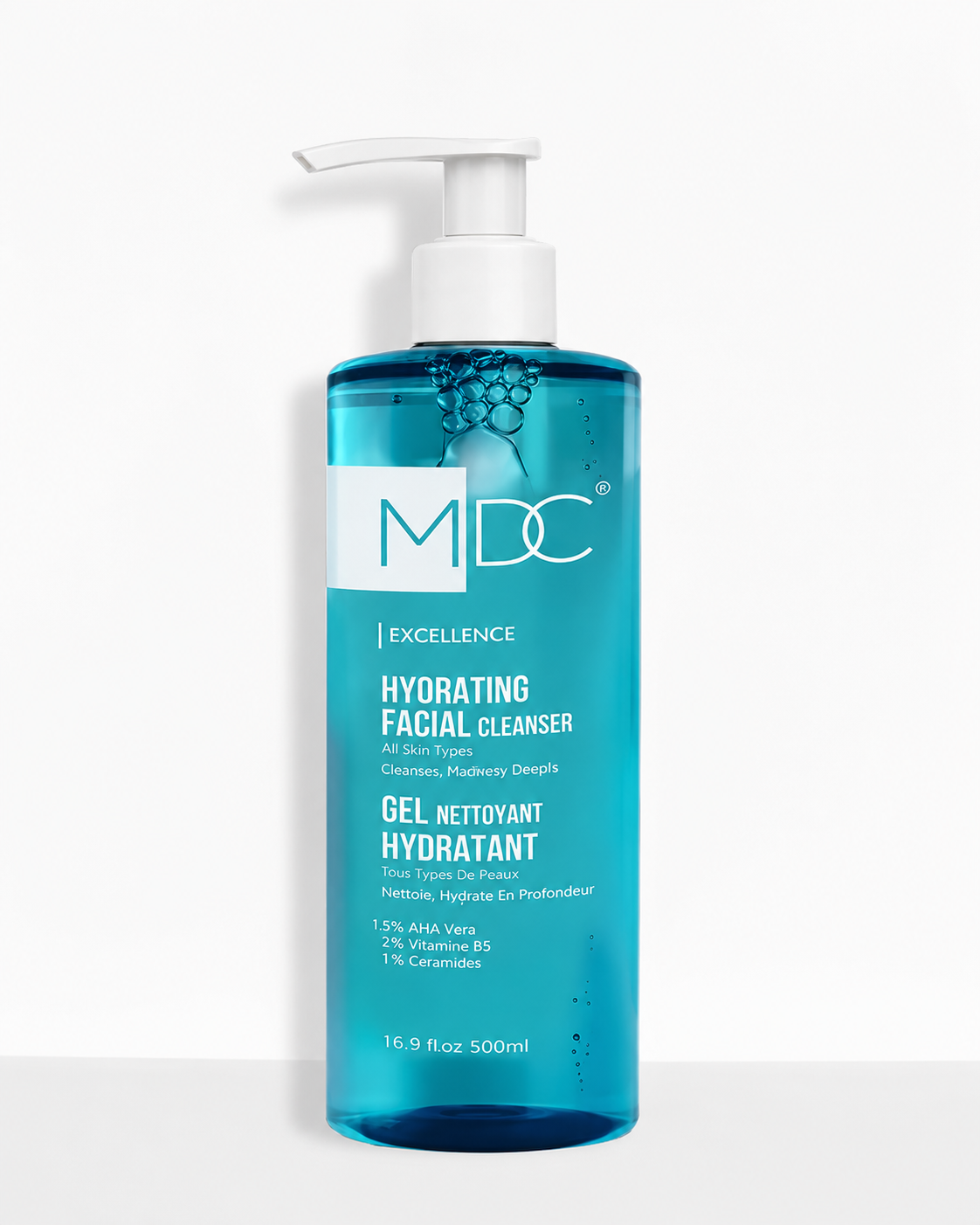 7619b41c-8872-461f-b61b-d6fd80316b01 MDC Excellence Facial Cleanser 500mL – Image 1