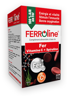 ferroline.png FERROLINE FER ET VITAMINE C 30 GELULES – Image 1