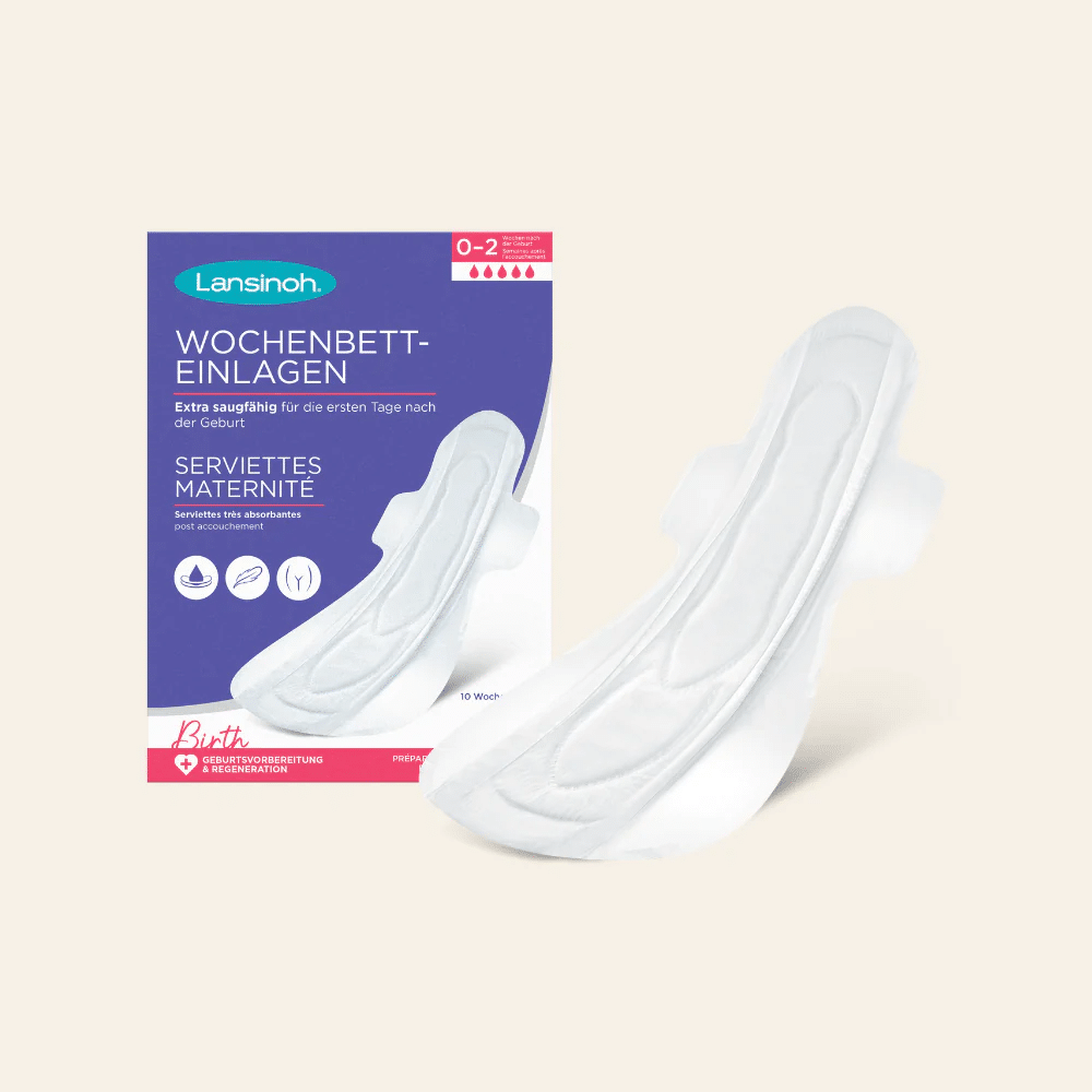 h1rpcoyx.png Lansinoh Serviettes maternité Medium & Large 0-2 10PCS – Image 1