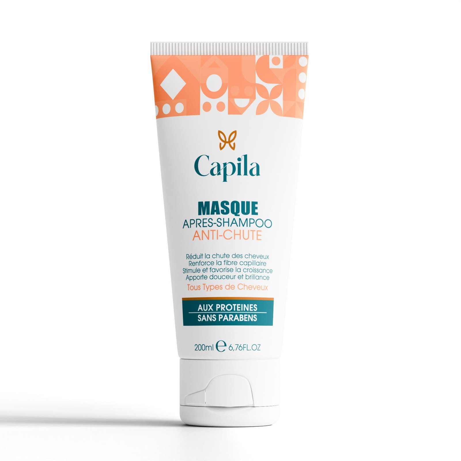 render-tube-03-1.jpg CAPILA Masque apres shampooing - 200 ML – Image 1