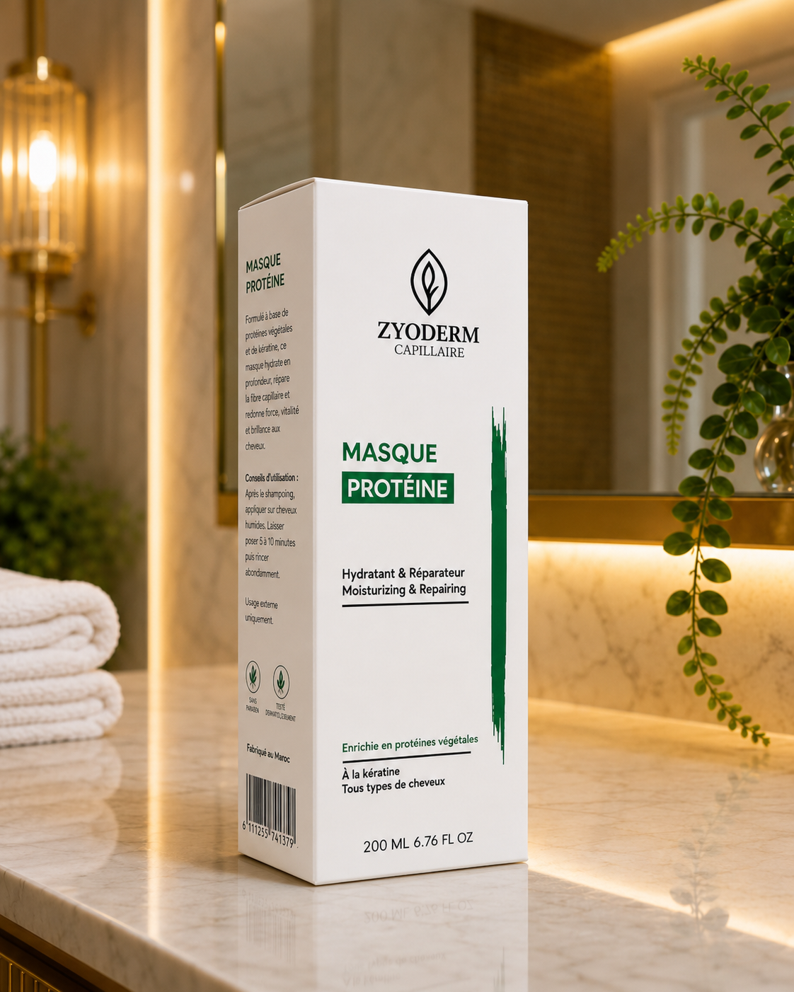 1fb39666-2ea1-4f24-b483-9d510f203e20 Masque Protéine Zyoderm Capillaire – Image 1