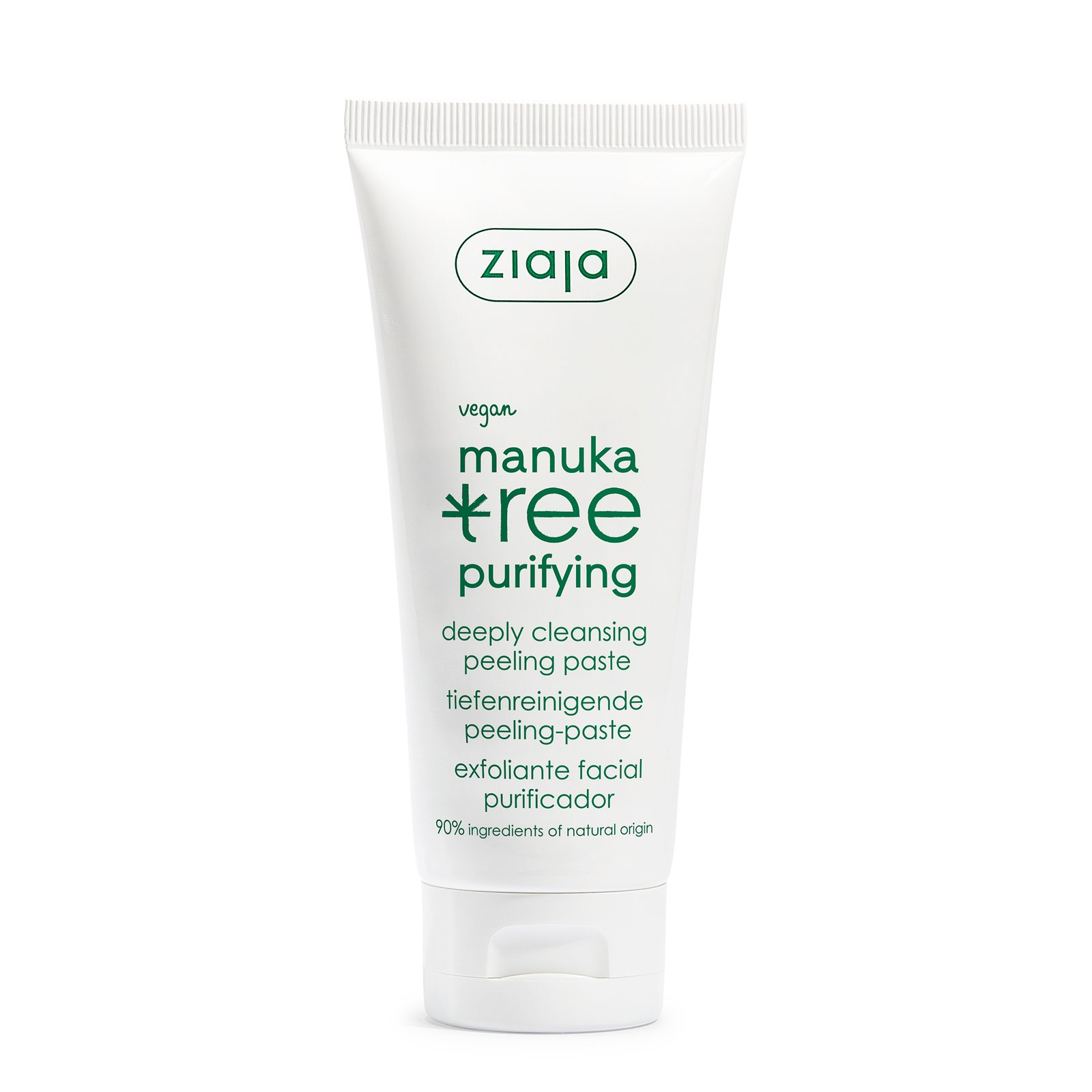 EN_DE_ES peeling paste 2000x2000 ZIAJA Manuka Tree gommage exfoliant 75 ml – Image 1