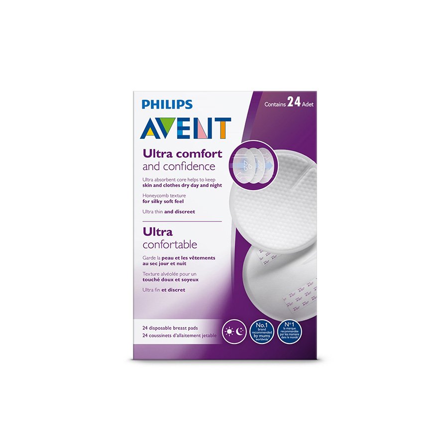 coussinets-d-allaitement-avent-24-pieces Avent Coussinets d’allaitement jetables 24 pcs – Image 1