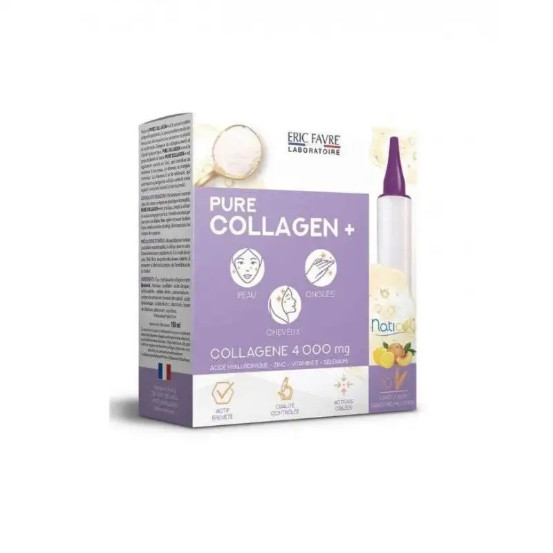 eric-favre-pure-collagene-10-ampoules-4000mg (1) ERIC FAVRE PURE collagène | 10 ampoules 4000MG – Image 1