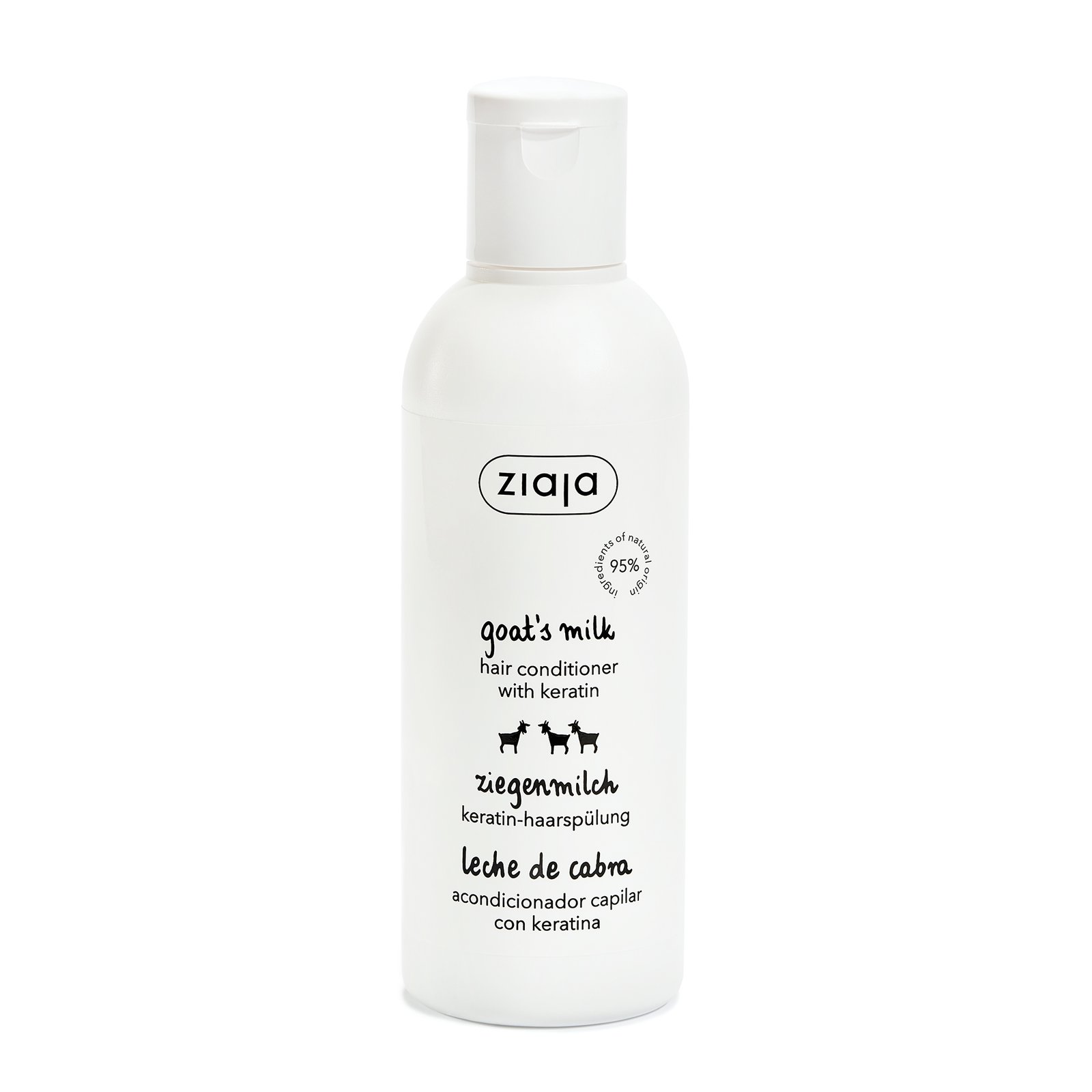 hair conditioner 2000x2000 ZIAJA Goat's Milk conditionner à la keratine - 200 ml – Image 1