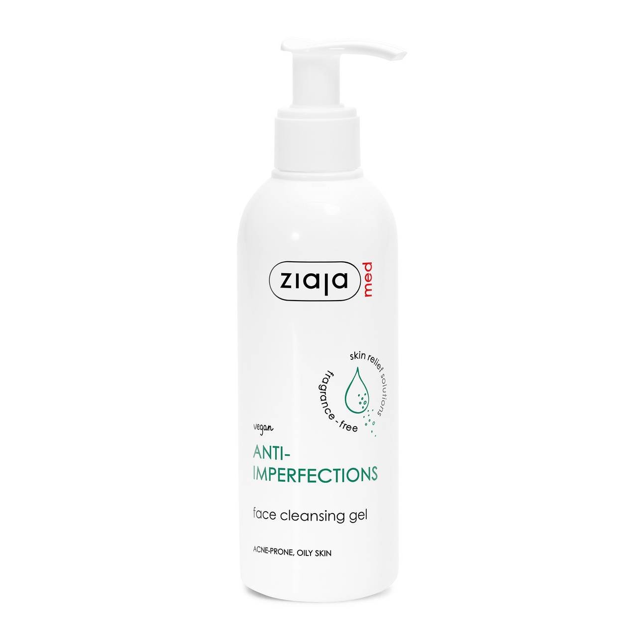 m5901887030409_white_xl.jpeg ZIAJA Med Anti-Imperfections Cleansing Gel oily skin 200ml – Image 1