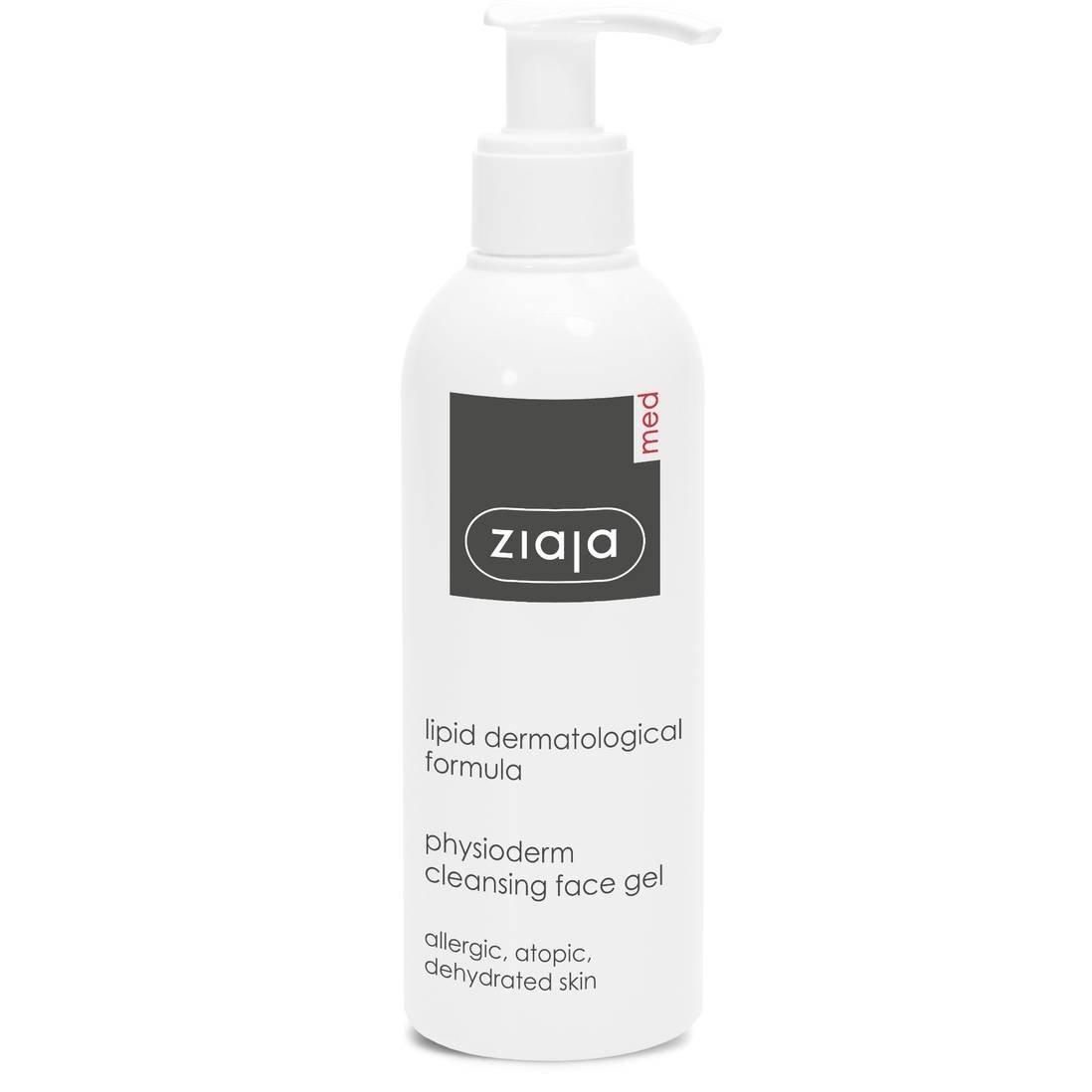 m5901887030782_white_xl.jpeg ZIAJA Med Gel nettoyant Lipid Physioderm 200 ml – Image 1