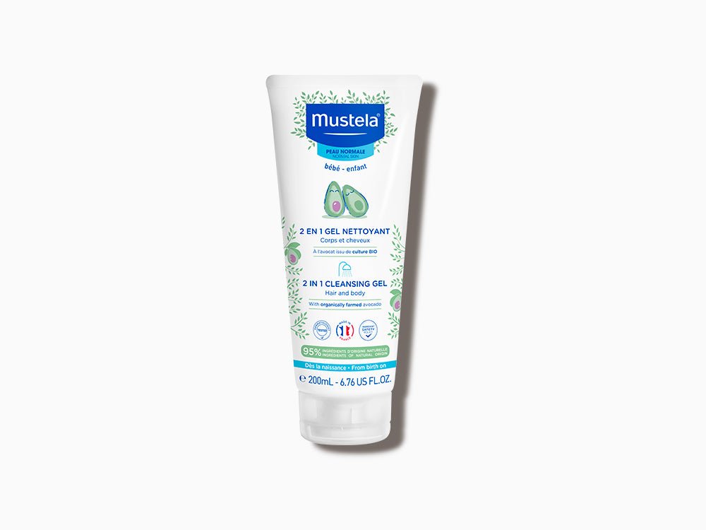 normal_skin_2in1cleansing_gel_1000x750px Mustela 2 en 1 Gel Nettoyant à l'avocat 200ml – Image 1